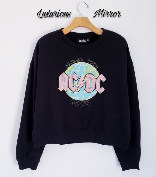 ACDC Sweaters - Sold! ACDC 1979 Summer Tour Fleece PulloverSweater